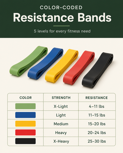 Loop Resistance Exercise Band Set
