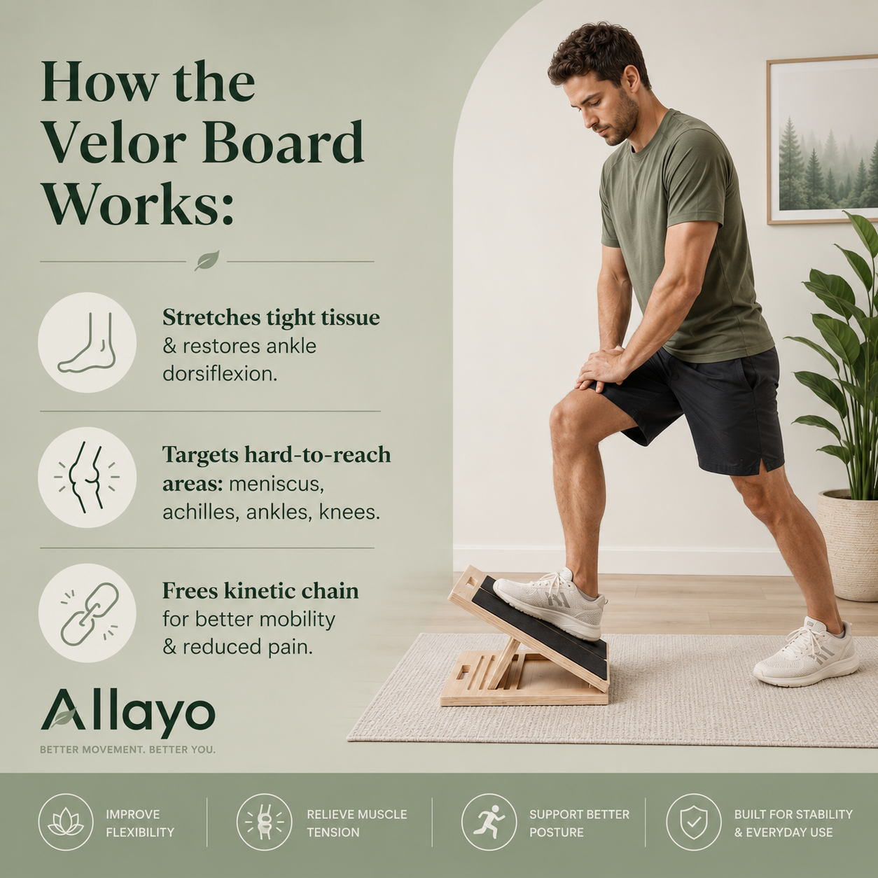 Allayo - Slanted Stretch Board